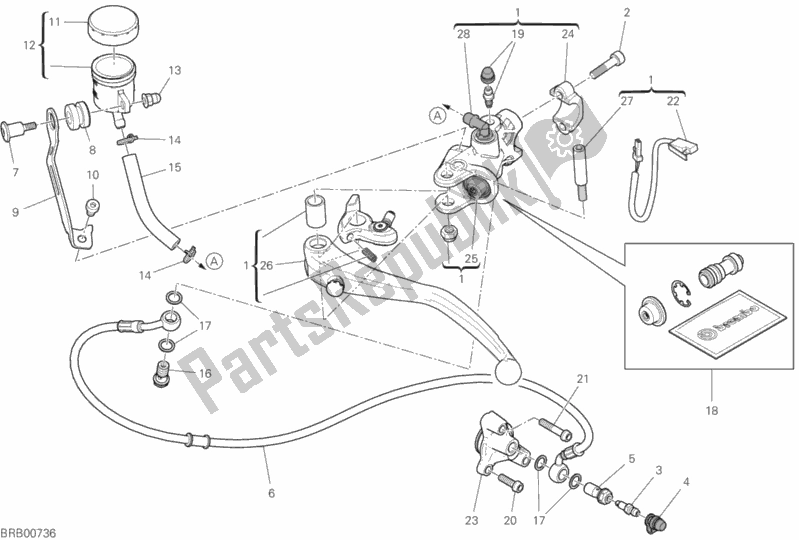 Wszystkie części do Sterowanie Sprz? G? Em Ducati Superbike Superleggera V4 998 2020